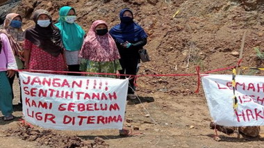 Aksi Solidaritas Untuk Warga Wadas Dilakukan Sekelompok Mahasiswa